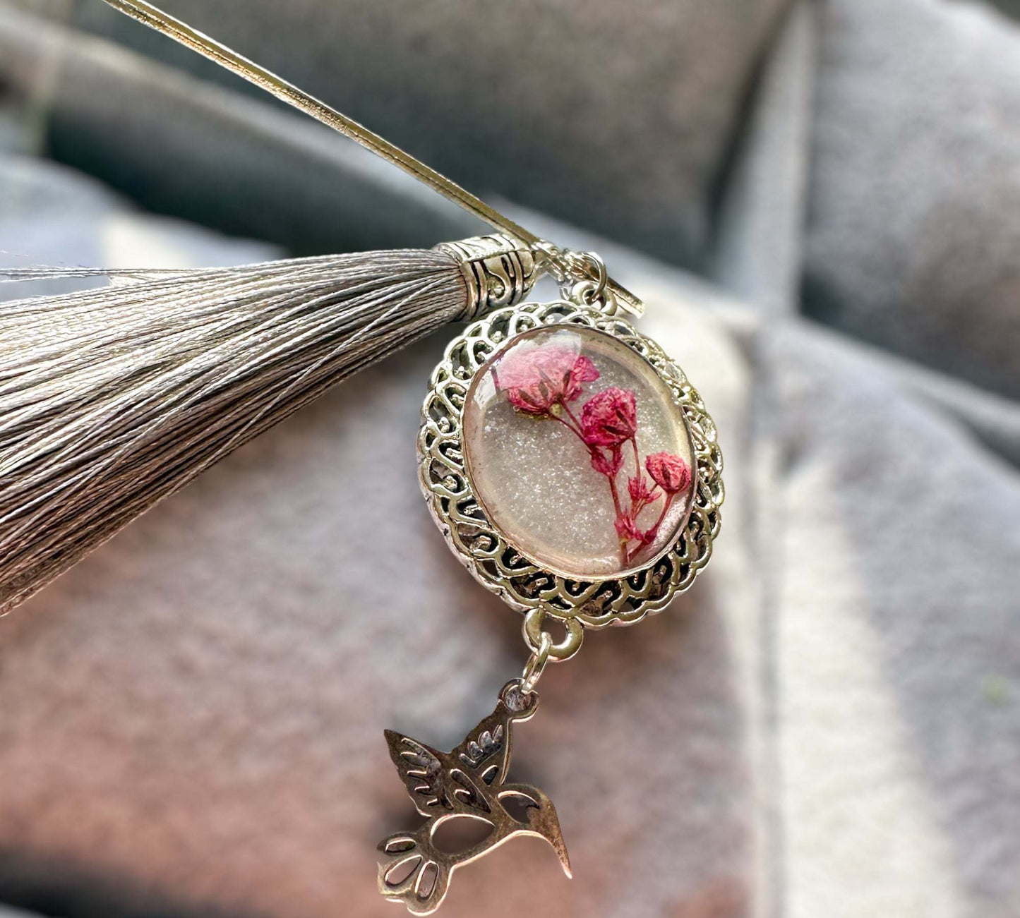 Bookmark Blooms in Books: Handcrafted Floral Delights with Charms