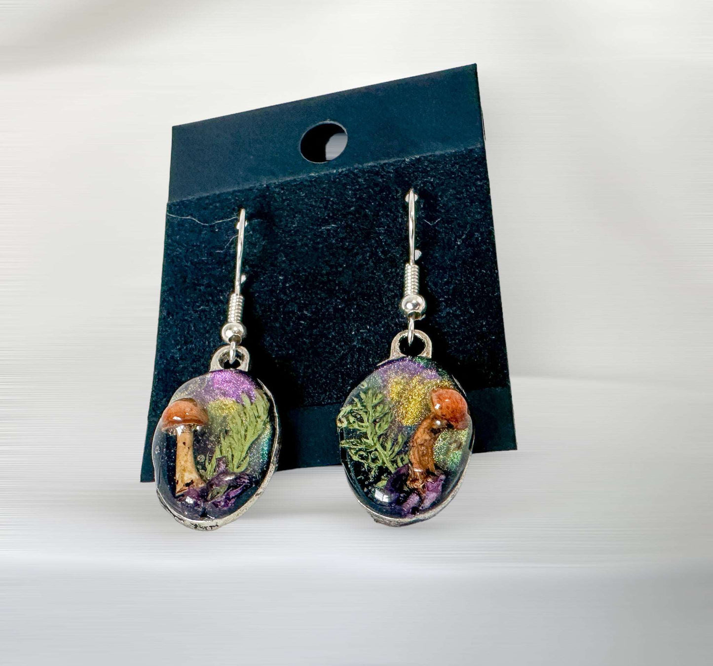 Mini Mushroom Forest: Whimsical Earring Set