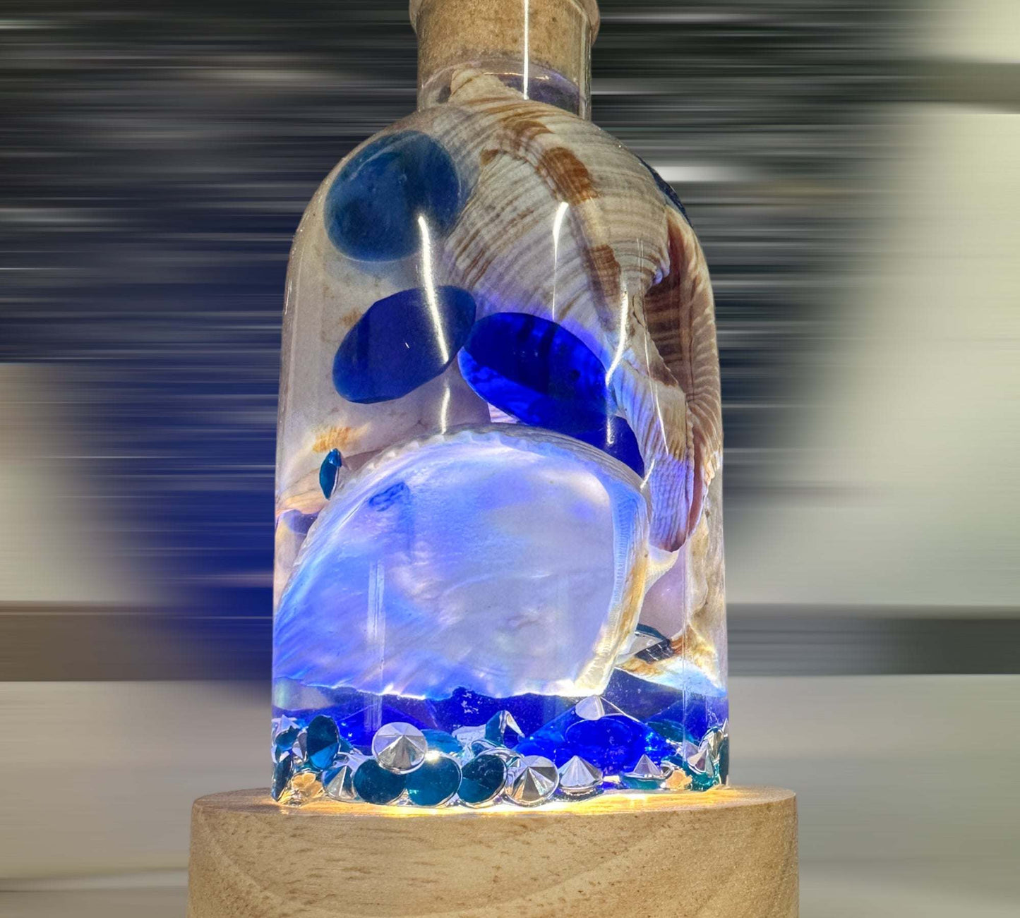 Message in a Bottle Home Decor / Night Light