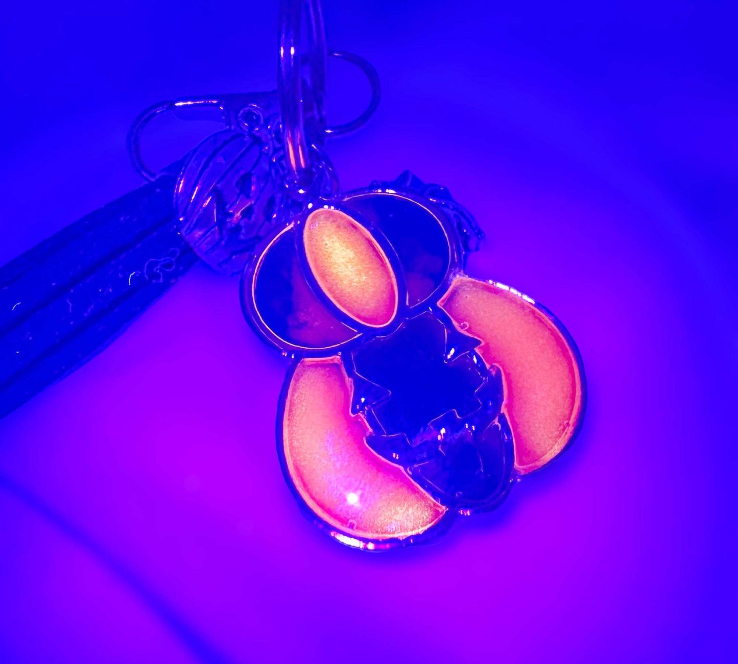 Keychain - Welcome to the Pumpkin Patch - Glow in the Dark Effects