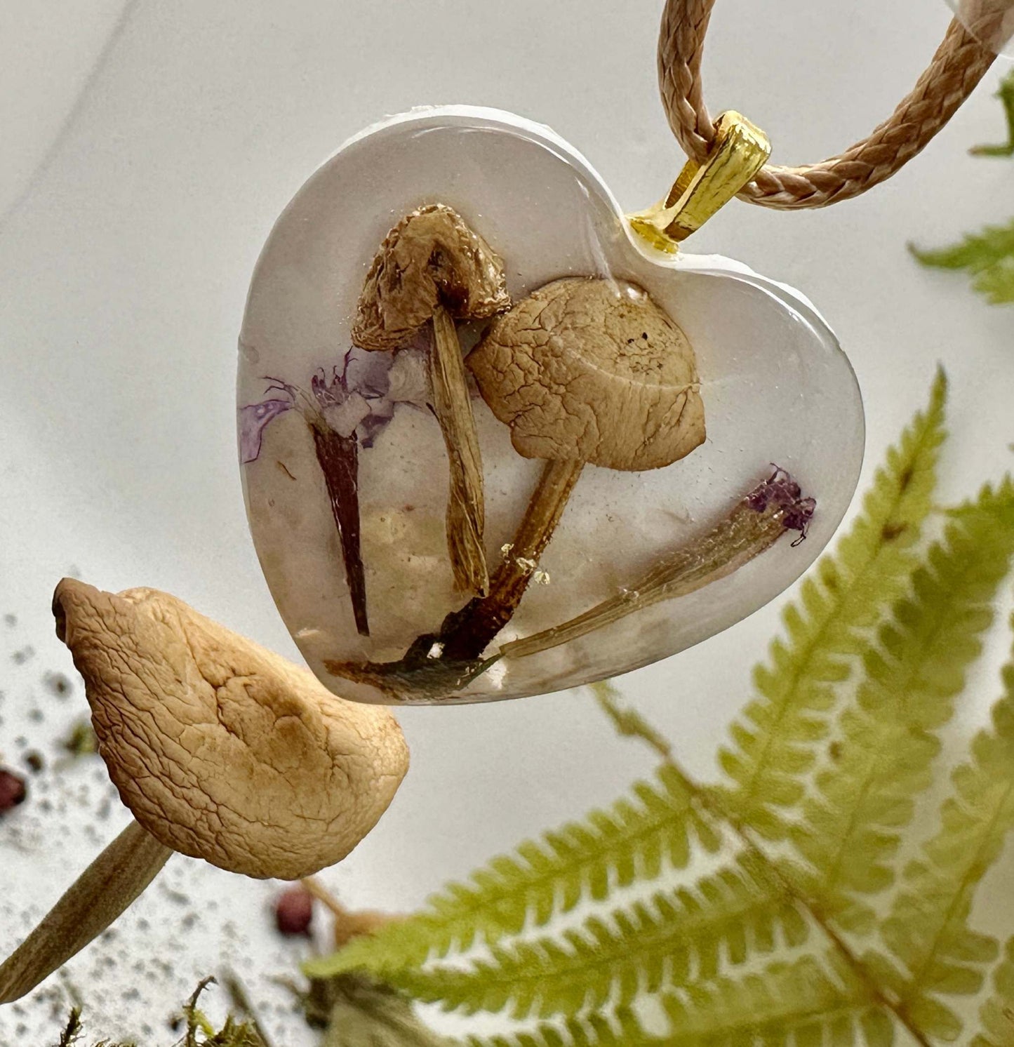 Nature in Your Heart Jewellery Series - Blooms & Shrooms Pendants