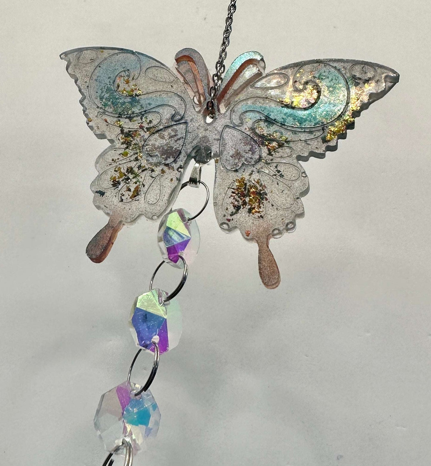 Holographic Butterfly Suncatcher- Multicolour